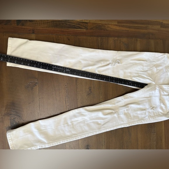 Black orchid cream white distressed jeans size 26 by julien jarmoune - Picture 7 of 9